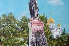 Медведева-Н.В.-Кранодар.-Памятник-Екатерине-Великой